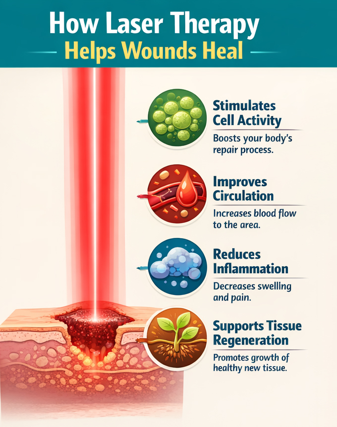laser wound healing
